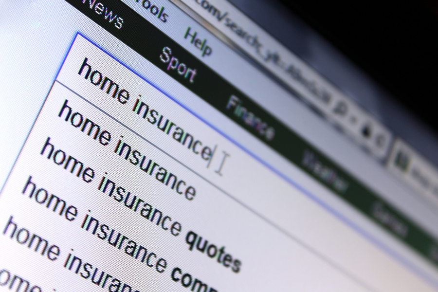 searching home insurance on the internet