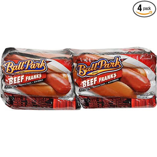 2 packs of beef hotdog franks
