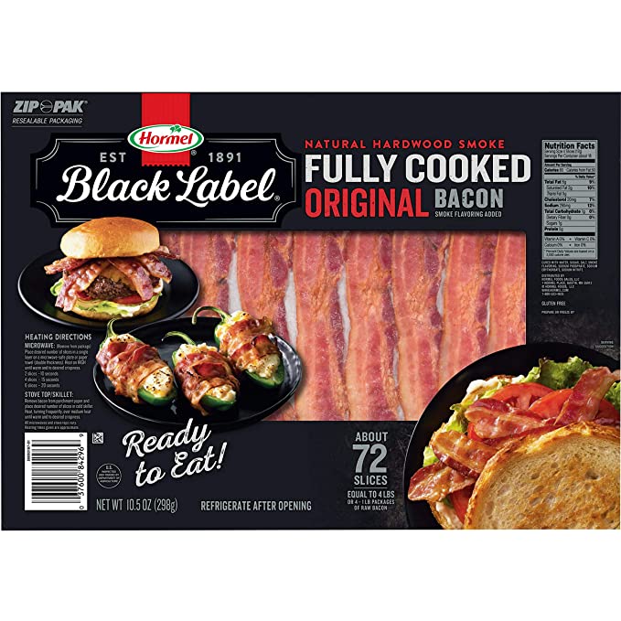 box of hormel bacon